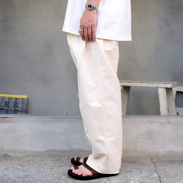 CAMIEL FORTGENS(カミエル フォートゲンス)/ PLEATED SUIT PANTS -OFF WHITE- #11.05.03(3)