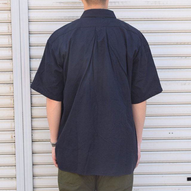 YAECA(ヤエカ) コンフォートシャツ ワイドスクエア S/S #11139NVY(3)