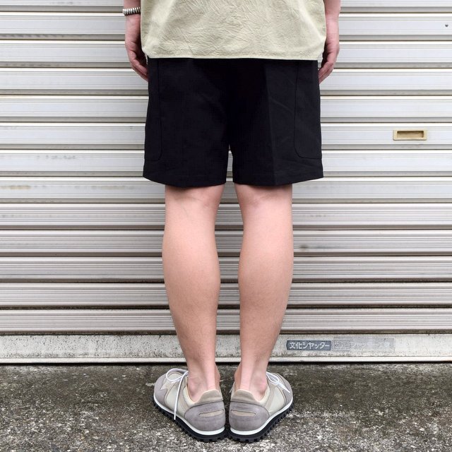 NEAT(ニート)/ C/L OXFORD CARGO SHORTS -BLACK- #20-01LOC(3)