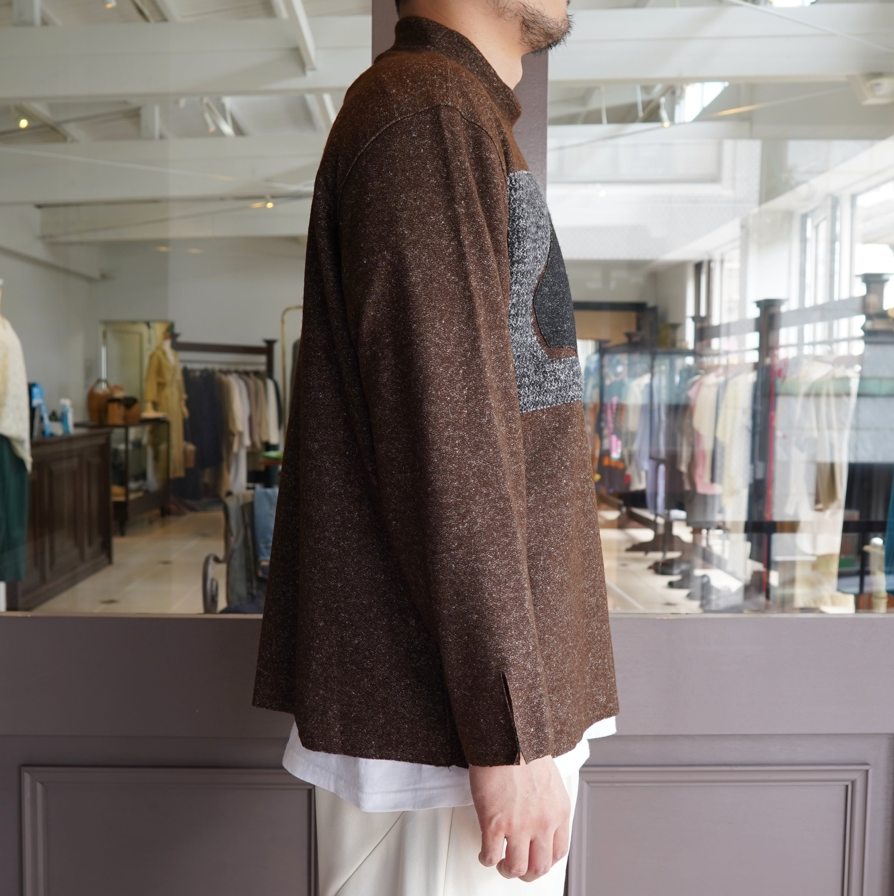 amachi.(アマチ) Tobi-ishi Top-Brown- #AY9-15(3)