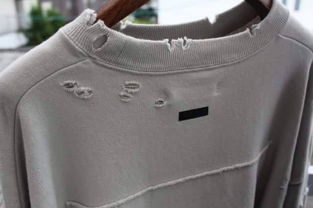stein(シュタイン)/ OVERSIZED REBUILD SWEAT LS -BLACK- #ST306(3)