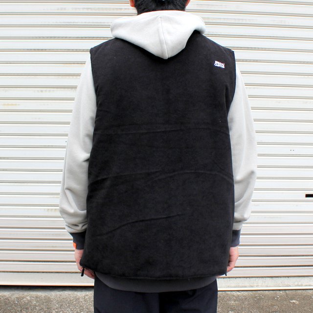 is-ness(イズネス)/ ×Abu Garcia M909 CORDUROY PADDING VEST -BLACK- #21AAB-0004(3)