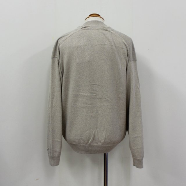 crepuscule(クレプスキュール)/COTTON SILK CARDIGAN -BEIGE&GRAY- #2103-006(3)