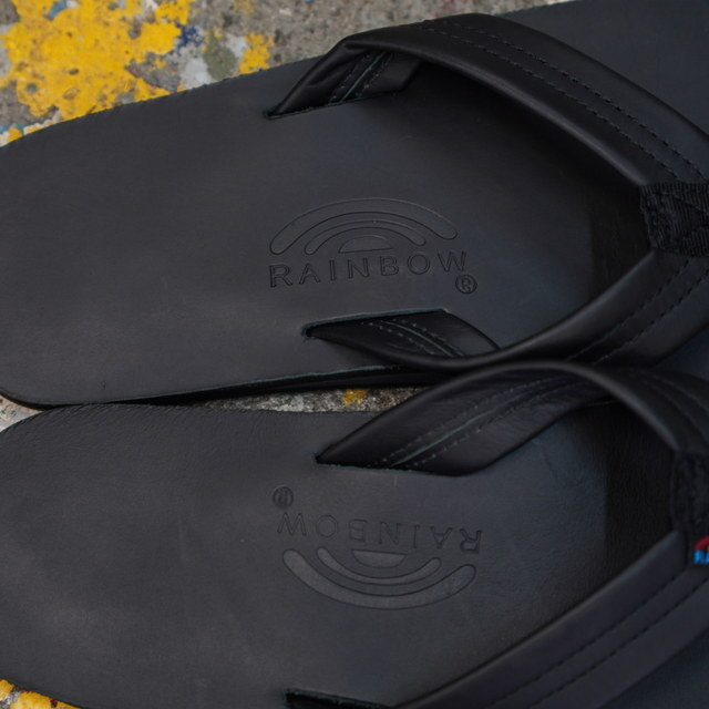 RAINBOW SANDALS(レインボウサンダル) / Leather Sandals -BLACK- (3)
