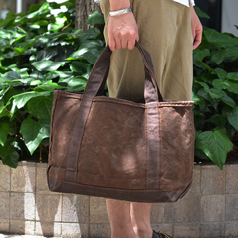 TEMBEA(テンベア) OPEN TOTE MEDIUM -PERSIMMON(柿渋)-(3)