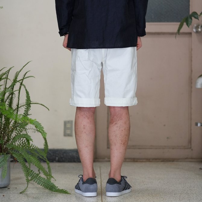 MASTER&Co.(}X^[AhR[) CHINO SHORTS with BELT -(80)WHITE-(4)