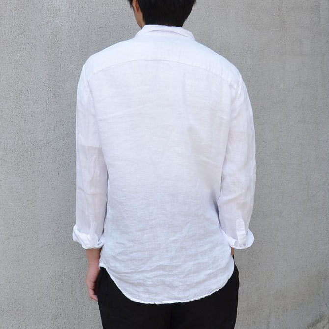 CASEY CASEY(ケーシーケーシー) CASHCOTLINENSHIRTS-WHITE-(4)