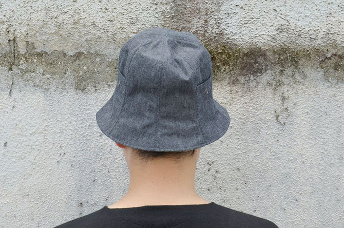LOWLOOM(ロールーム) リバーシブルハット -CHAMBRAY-(4)