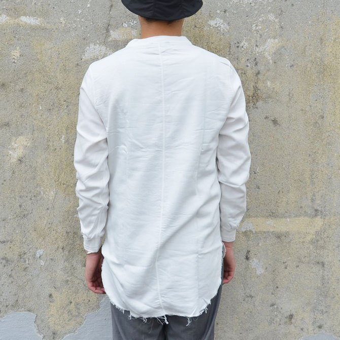 【40% off sale】LOWLOOM(ロールーム) カットオフL/Sカットソー -WHITE-(4)