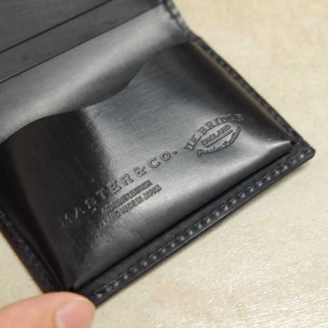 MASTER&Co.(}X^[AhR[) UK Bridle Leather Card Case -BLACK-(4)