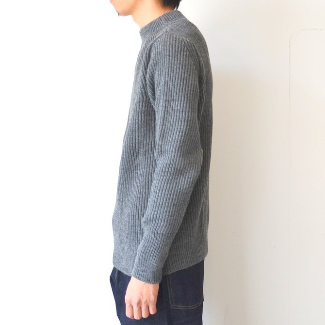 ANDERSEN-ANDERSEN(アンデルセン アンデルセン) SAILOR SWEATER CREW NECK(5Gauge) -GREY- #AD-002(4)