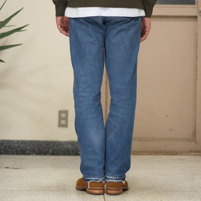 7 ×7 / seven by seven ( セブン バイ セブン ) REWORK DENIM TROUSERS - INDIGO - size 2(M)(4)