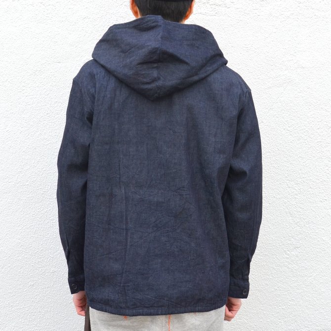 【40% off sale】LOWLOOM(ロールーム)/ Half zip hoody -DUNGAREE- #4369-lw-8013(4)