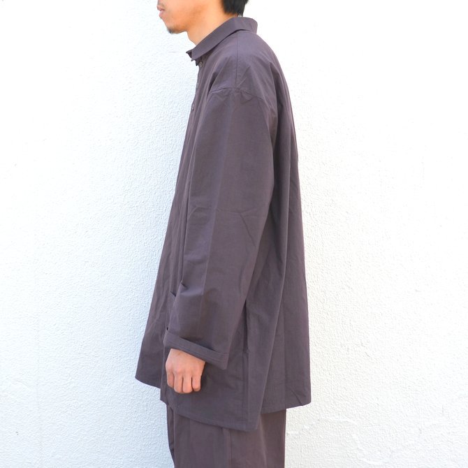 toogood(gD[Obh) / THE APPLEPICER TOP COTTON PERCALE SHIRT -SLATE-(4)