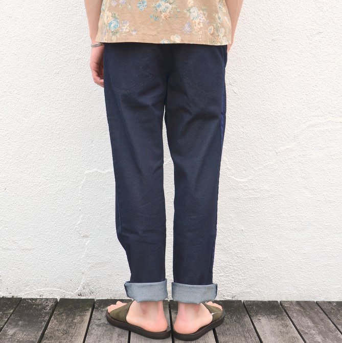 KENNETH FIELD (ケネスフィールド) CEREMONY TROUSER SUPIMA DENIM -INDIGO- #17SS-47(4)