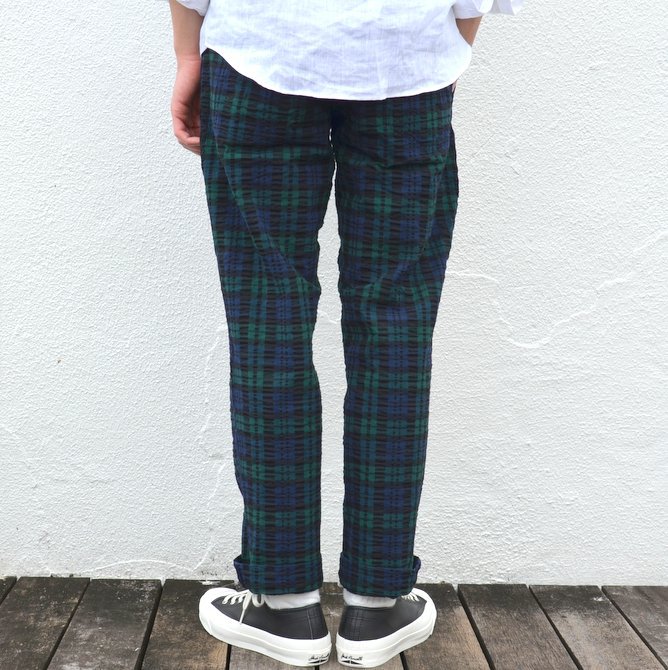 KENNETH FIELD (ケネスフィールド) CEREMONY TROUSER PLAIDS -BLACKWATCH- #17SS-46(4)