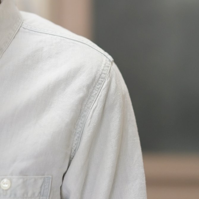 【30% OFF SALE】【2017 SS】7 × 7 / seven by seven ( セブン バイ セブン ) CHAMBRAY SHIRT - BLEACH - #SS2017-7x7CBS(4)