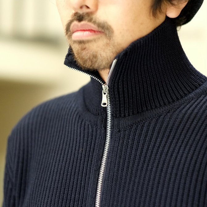 ANDERSEN-ANDERSEN(アンデルセン アンデルセン) THE NAVY - 1/1 ZIP with Pocket -NAVY BLUE- #AA1821003(4)