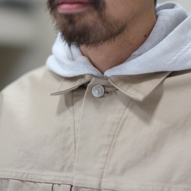 【30% off SALE】【2018 SS】7 × 7 / seven by seven ( セブン バイ セブン ) 1ST KATSURAGI JACKET -BEIGE- #SBSS18KJK(4)