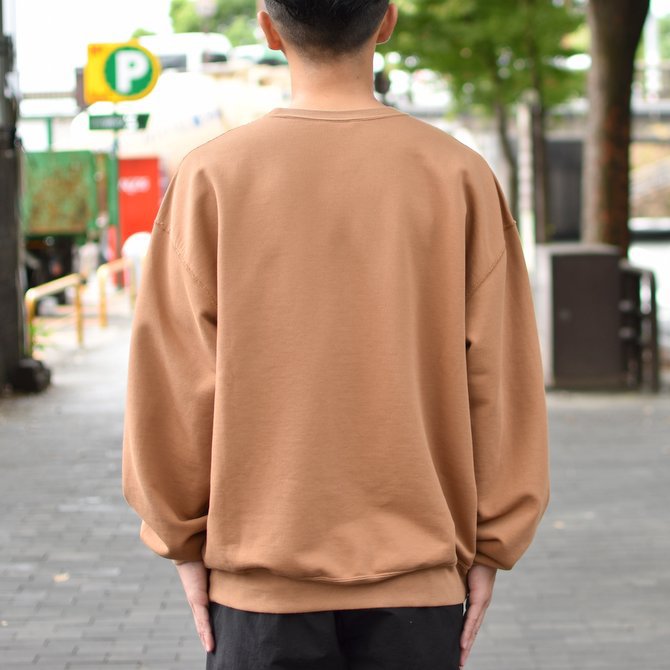 【2018 AW】 AURALEE(オーラリー)/ SUPER SOFT HEAVY SWEAT P/O -BROWN- #A8AP01GU(4)
