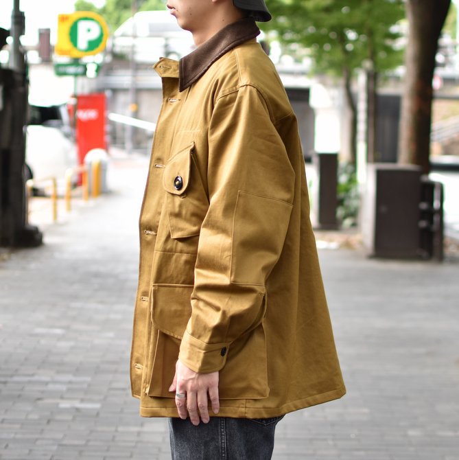 【30% OFF SALE】 MONITALY(モニタリー)/ MILITARY HALF COAT TYPE-B -VANCLOTH SATEEN KHAKI- #M24003(4)