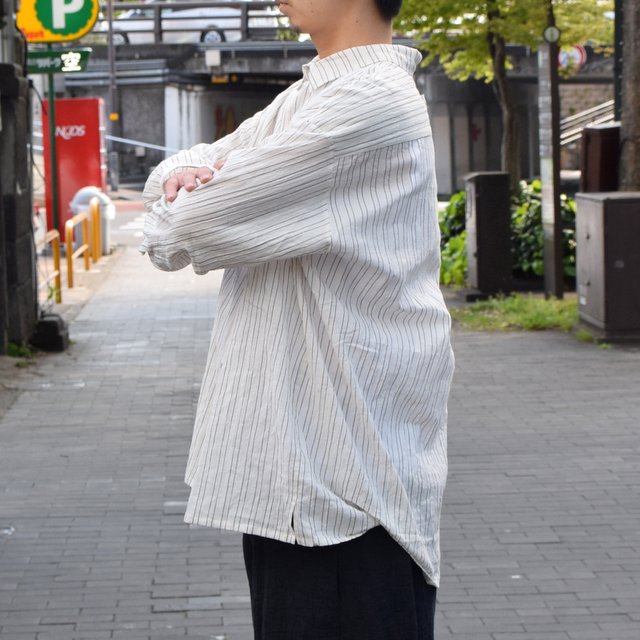 y2019 SSz toogood(gD[Obh) / THE DRAUGHTSMAN SHIRTS WIDE -TICKING STRIPE-(4)