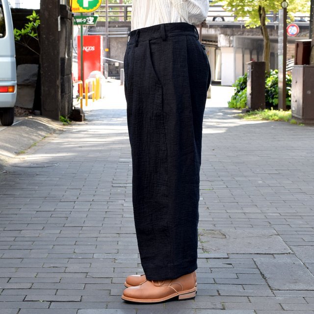 【2019 SS】 too good(トゥーグッド) / THE TINKER TROUSER DOUBLE CLOTH KINEN -FLINT- #62034990-19ss(4)