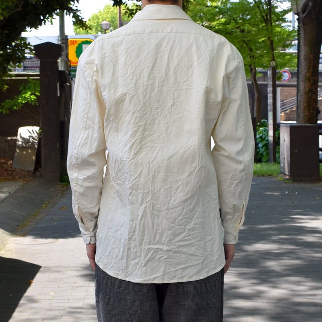 y30% off sale zun unbient /Zak Cotton Tailored -WHITE-#UNSSH1919-2(4)