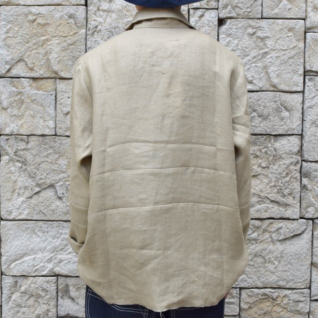 【30% off sale 】 CAMIEL FORTGENS(カミエル フォートゲンス)/POLO TRACK SHIRT -SAND-(4)