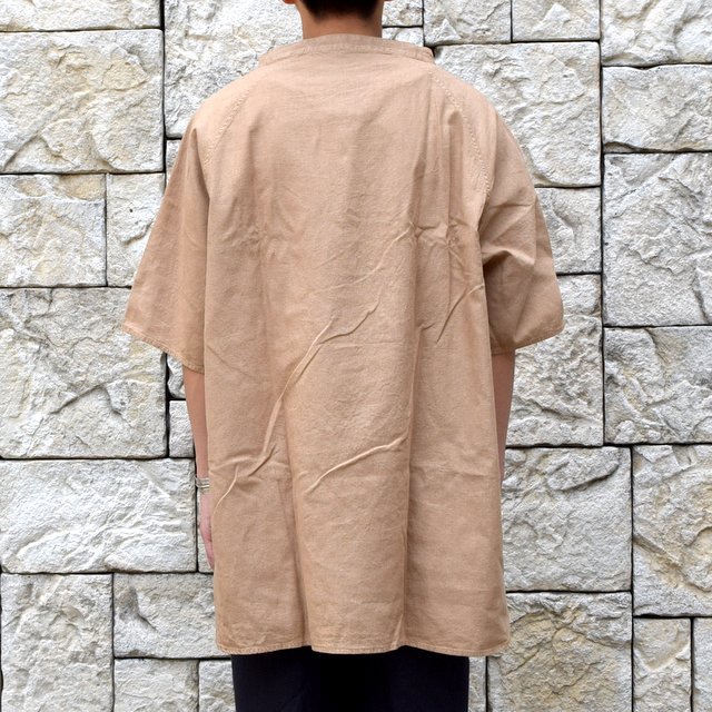 【2019 SS】MITTAN(ミッタン)/ 竹プルオーバー ロング -胡桃- #SH-18C(4)