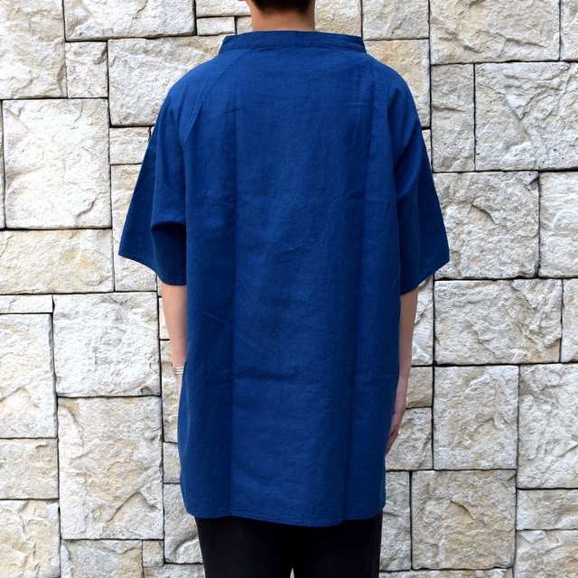 【2019 SS】MITTAN(ミッタン)/ 竹プルオーバー ロング -藍- #SH-18C(4)