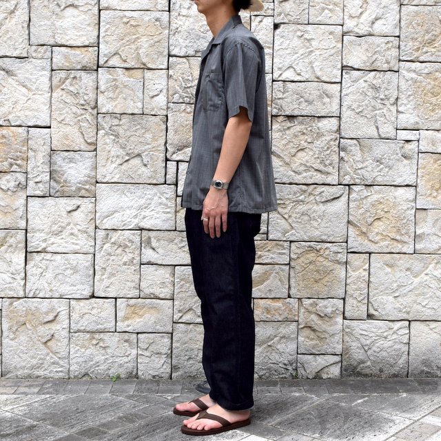y2019 SSzBROWN by 2-tacs (uEoCc[^bNX)  OPEN COLLAR SHIRTS-GRAY- #B21-S002(4)