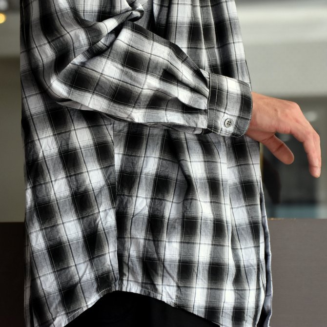 【2019 AW】AiE(エーアイイー) PAINTER SHIRT-SHADOW PLAID- FK467(4)