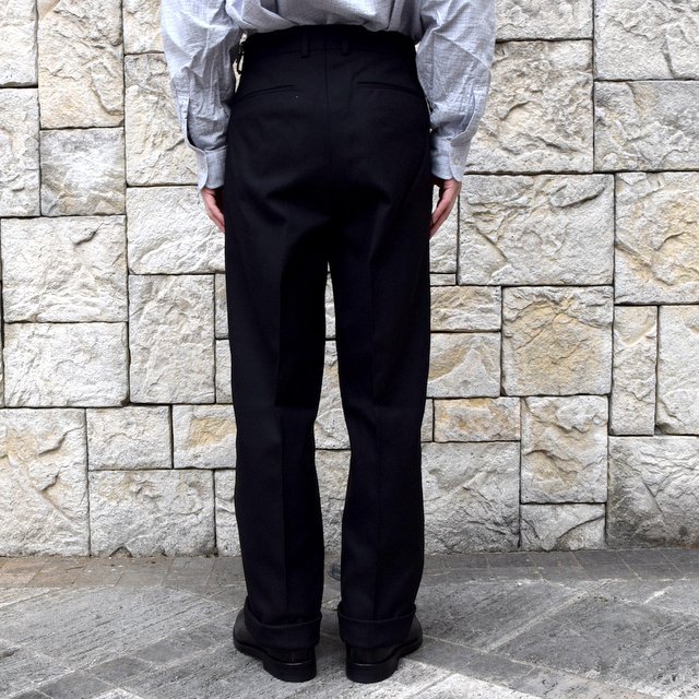 【2020 SS】NEAT(ニート)/ HOPSACK ''WIDE'' -BLACK- #20-01HSW-BK(4)