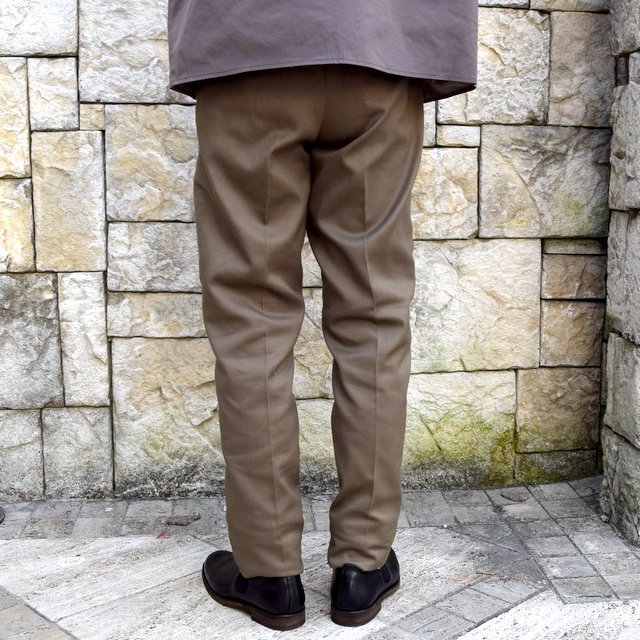 【2020 SS】NEAT(ニート)/ COTTON PIQUE ''TAPERED'' -KHAKI- #20-01CPT(4)