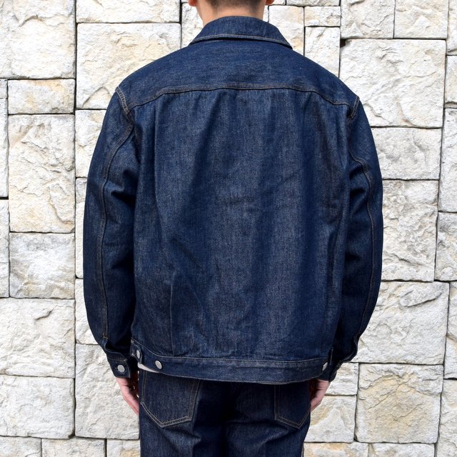 【2020 SS】 AURALEE(オーラリー)/ HARD TWIST DENIM BLOUZON -INDIGO- #A20SB01DM(4)