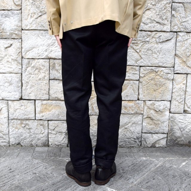 【2020 SS】NEAT(ニート)/ COTTON PIQUE ''TAPERED'' -BLACK- #20-01CPT(4)