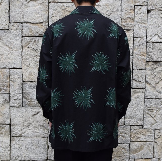 【2020 SS】blurhms(ブラームス) / Open Collar Shirt L/S -PLANT- #BHS-20SS017CP(4)
