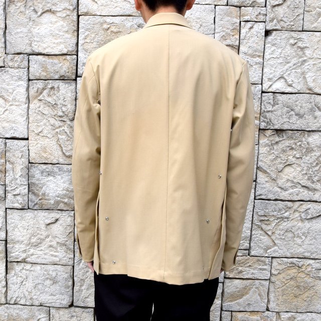 【2020 SS】YOKE(ヨーク)/ DOWNSIZING DOUBLE BREASTED JACKET -LIGHT BEIGE- #YK20SS0102J(4)