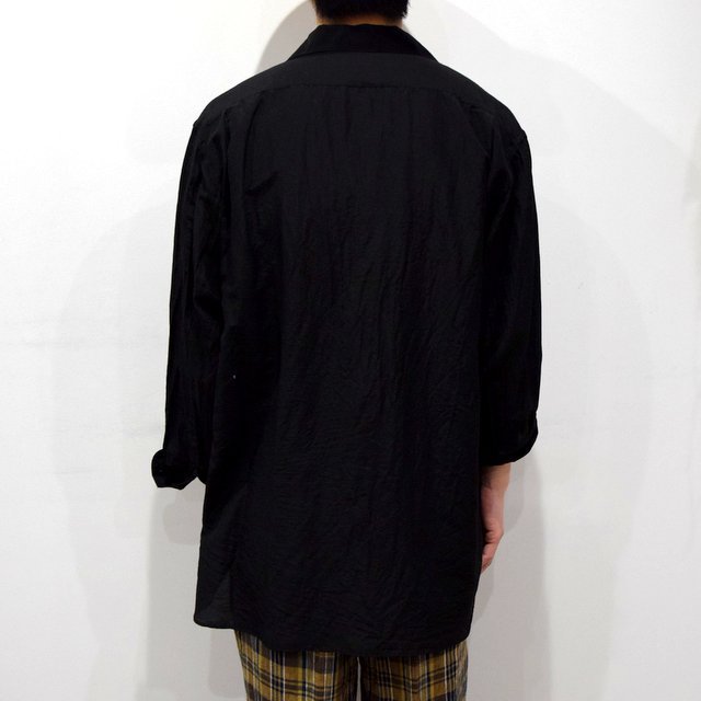 【2020 SS】KAPTAIN SUNSHINE (キャプテンサンシャイン)/ RIVIERA L/S SHIRT -BLACK- #KS20SSH03(4)