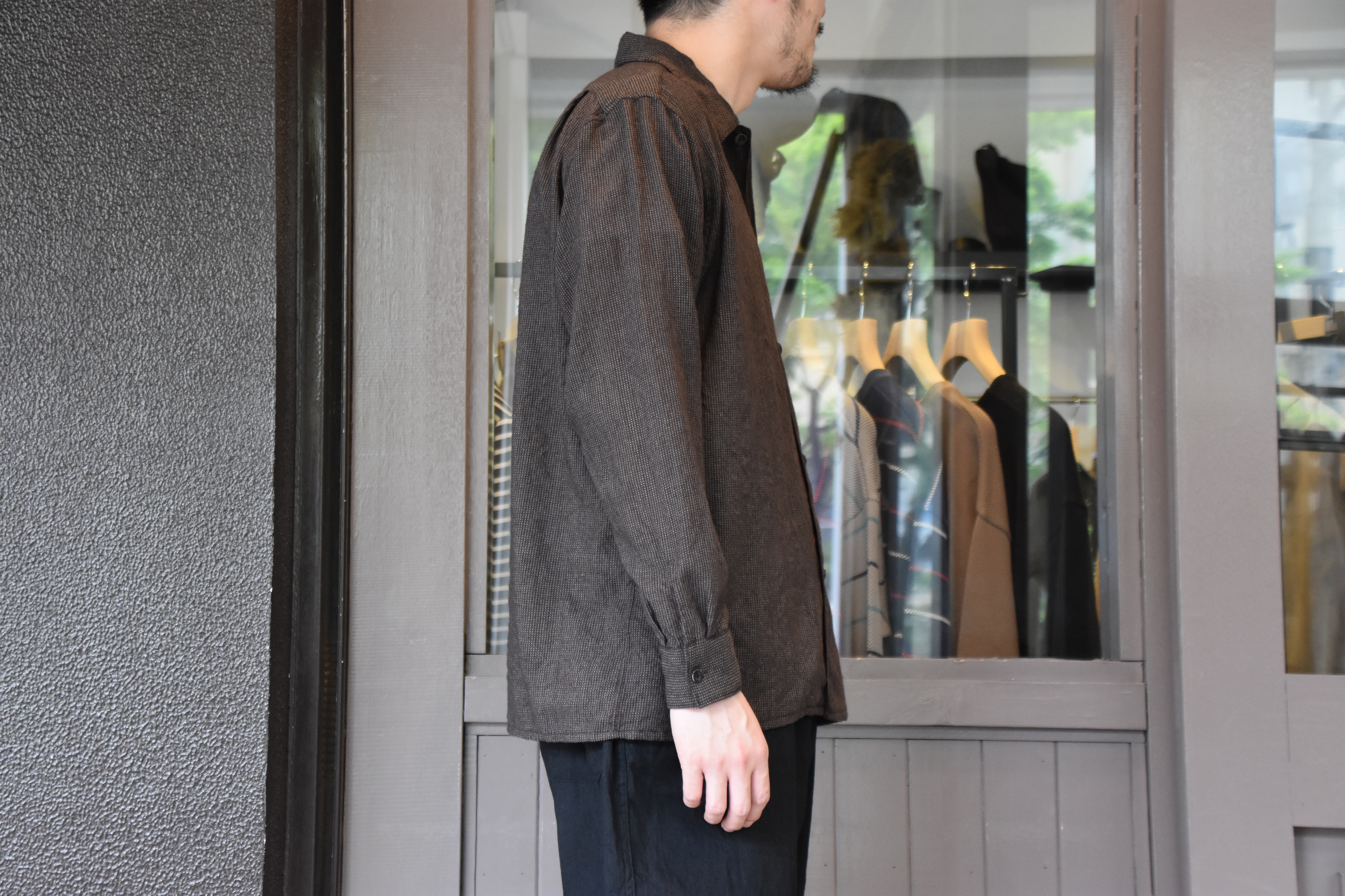 【2020 SS】COMOLI (コモリ) ウールシャツ#R01-02014(4)