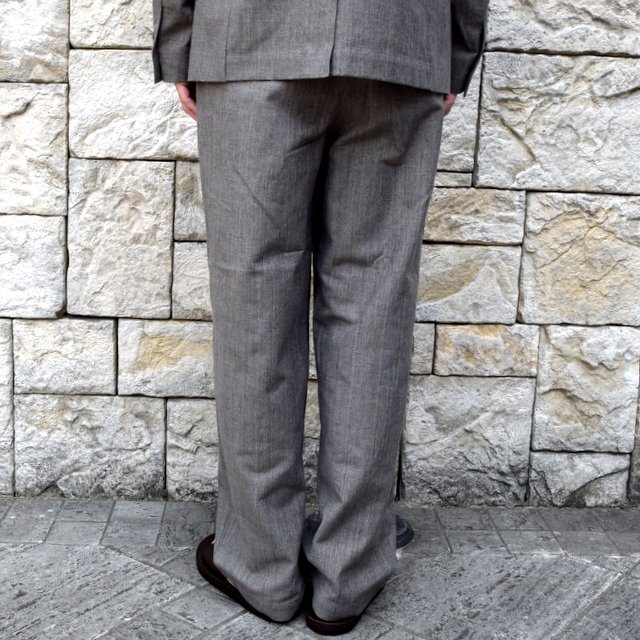 【2020 SS】FRANK LEDER(フランクリーダー)/ LIGHT GREY COTTON DRAWSTRING TROUSERS -GREY- #0913050-95(4)