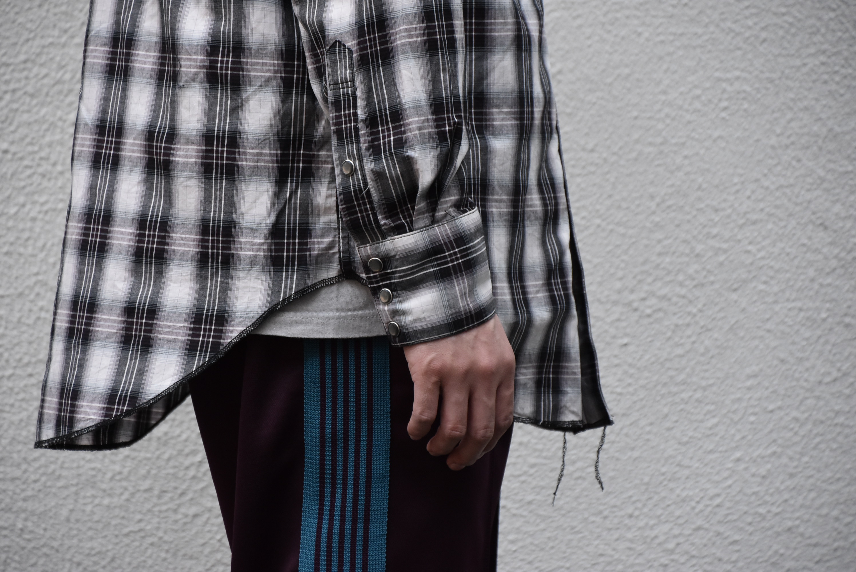 【2020SS】AiE(エーアイイー) SW SHIRT-SHADOW PLAID- GL536(4)