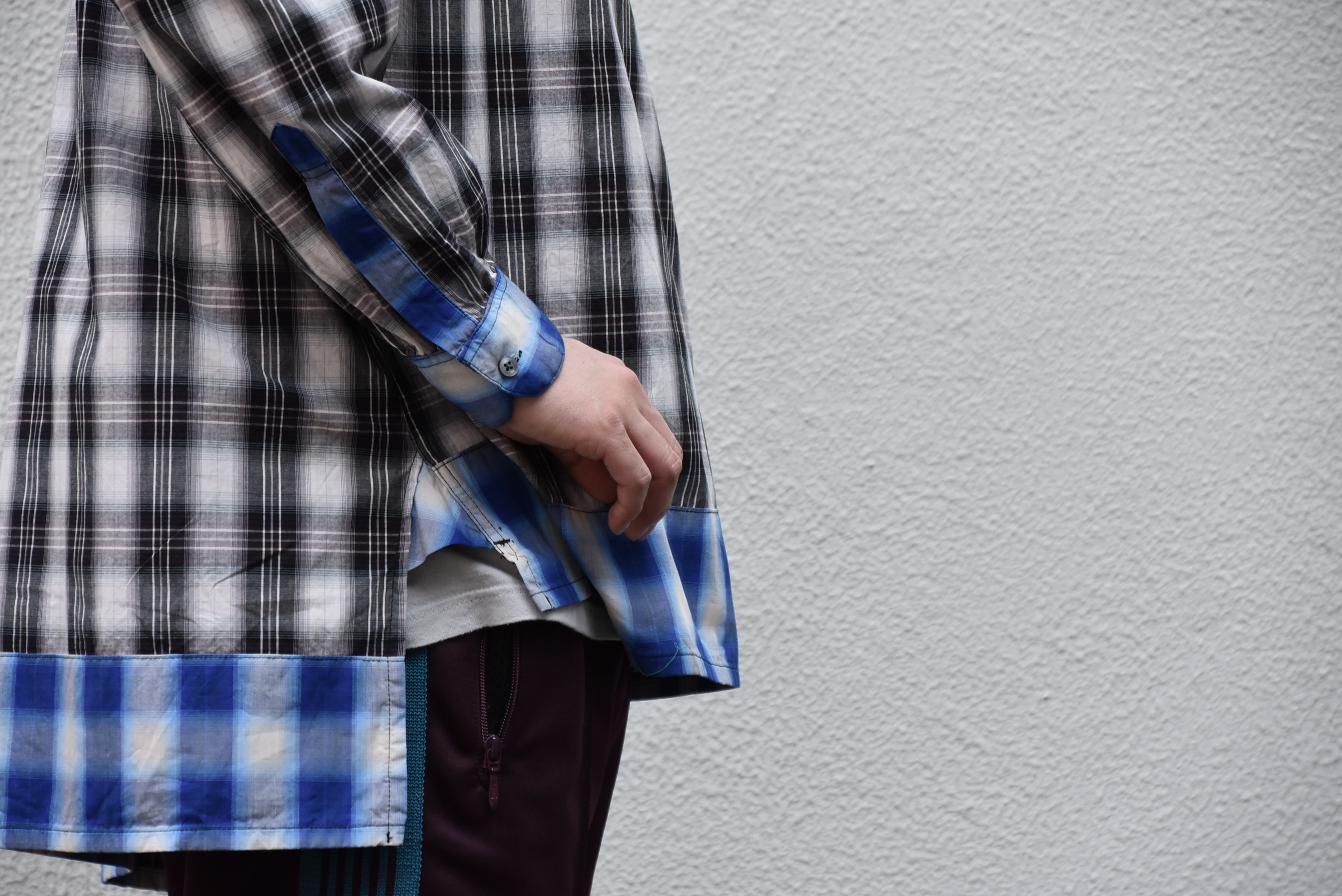 【2020】AiE(エーアイイー) LONG TUNIC-SHADOW PLAID- GL528(4)