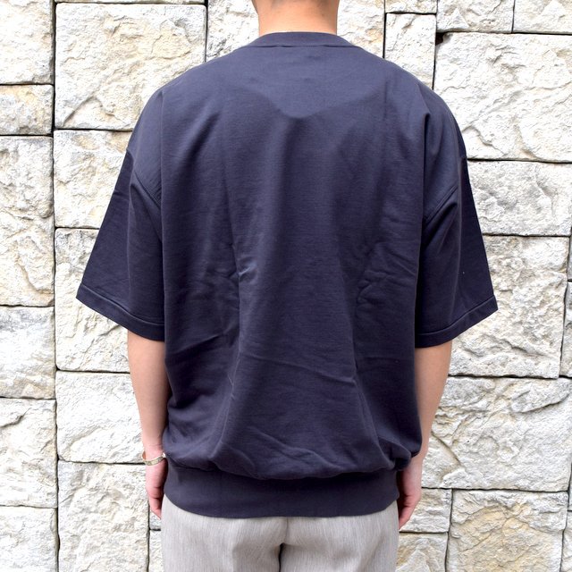 【2020】AURALEE(オーラリー)/ SUPER HIGH GAUGE SWEAT BIG TEE -INK BLACK- #A20SP02NU(4)