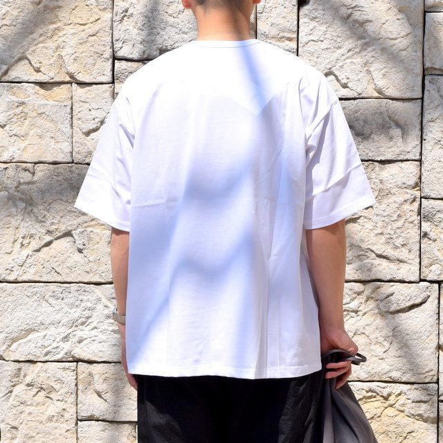 【2020 SS】Graphpaper (グラフペーパー)/ Jersey S/S Tee -WHITE- #GM201-70148B(4)