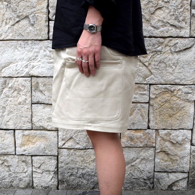 【2020 SS】NEAT(ニート)/ COTTON PIQUE CARGO SHORTS -IVORY- #20-01CPC(4)