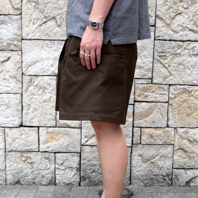 【2020 SS】NEAT(ニート)/ HOPSACK CARGO SHORTS -KHAKI- #20-01HSC(4)