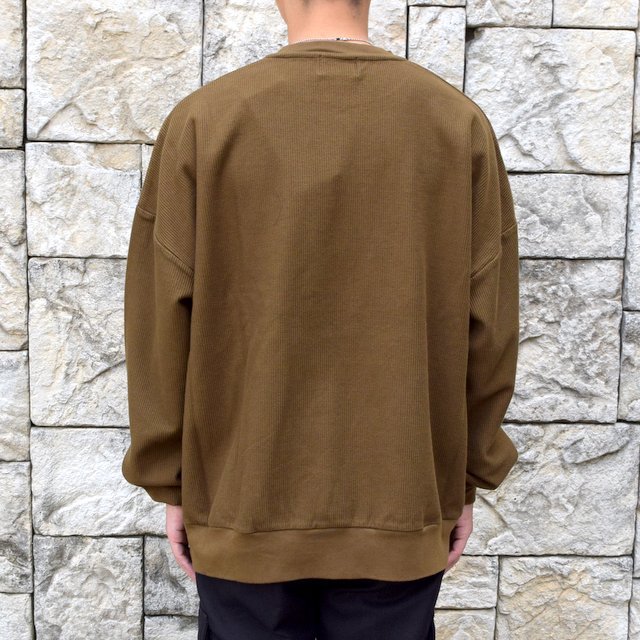 blurhms ROOTSTOCK(ブラームス) / Rough & Smooth Thermal -KHAKI BROWN-(4)