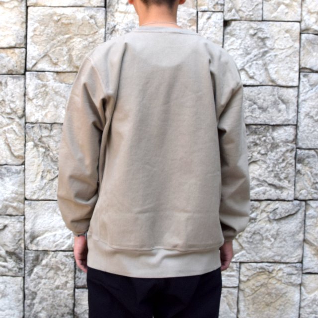 AURALEE(オーラリー) SUPER MILLED SWEAT P/O -KHAKI GRAY- A20AP02SM(4)